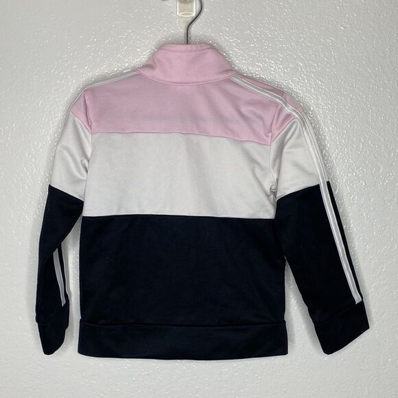 Adidas Pink White & Black Track Jacket 2T - Picture 5 of 7